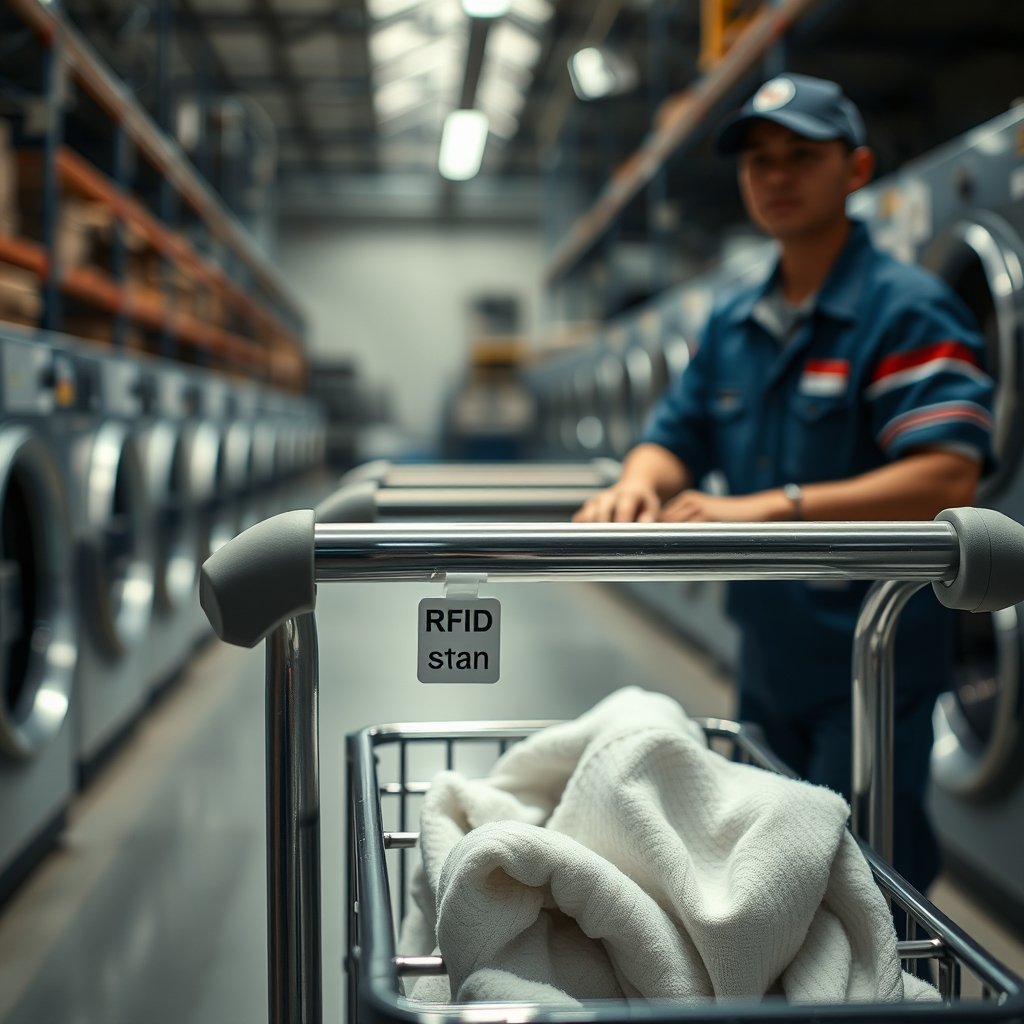 Tecnología RFID impulsa eficiencia logística en lavanderías de Chile